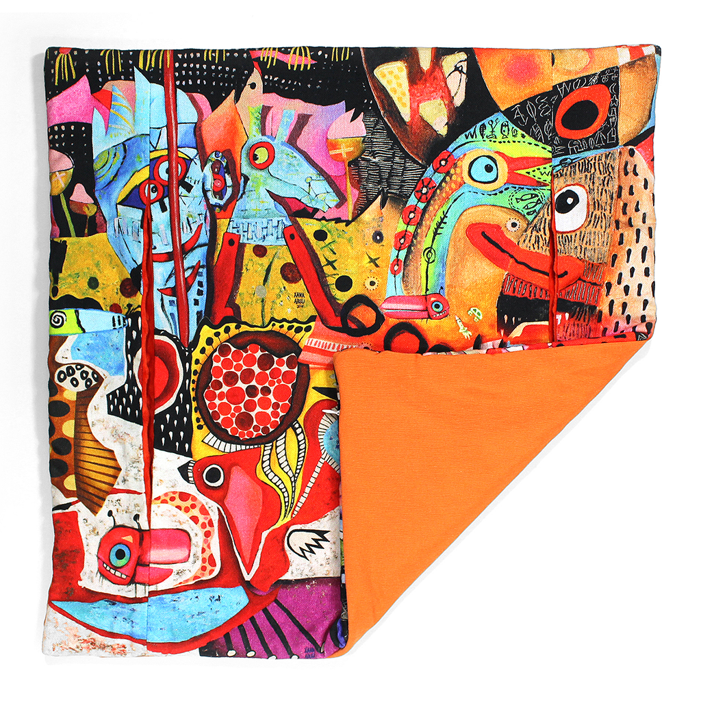 Monstrinhos de rua laranja